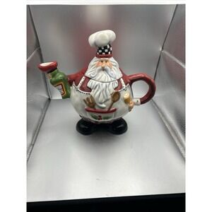 Ganz Santa Claus Hot‎ Sauce Pitcher Excellent Condition 8" Tall